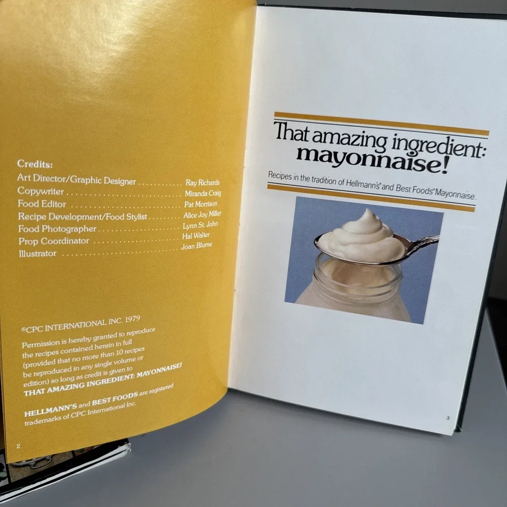 1979 MAYONNAISE! THAT AMAZING INGREDIENT COOKBOOK Hardcover 156 Recipes Mayo